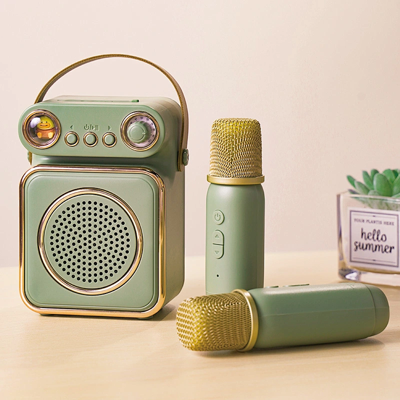 ICARER FAMILY Portable Speaker Wireless Karaoke Speaker Music Player Outdoor Waterproof Mini Wireless Speaker for Kids