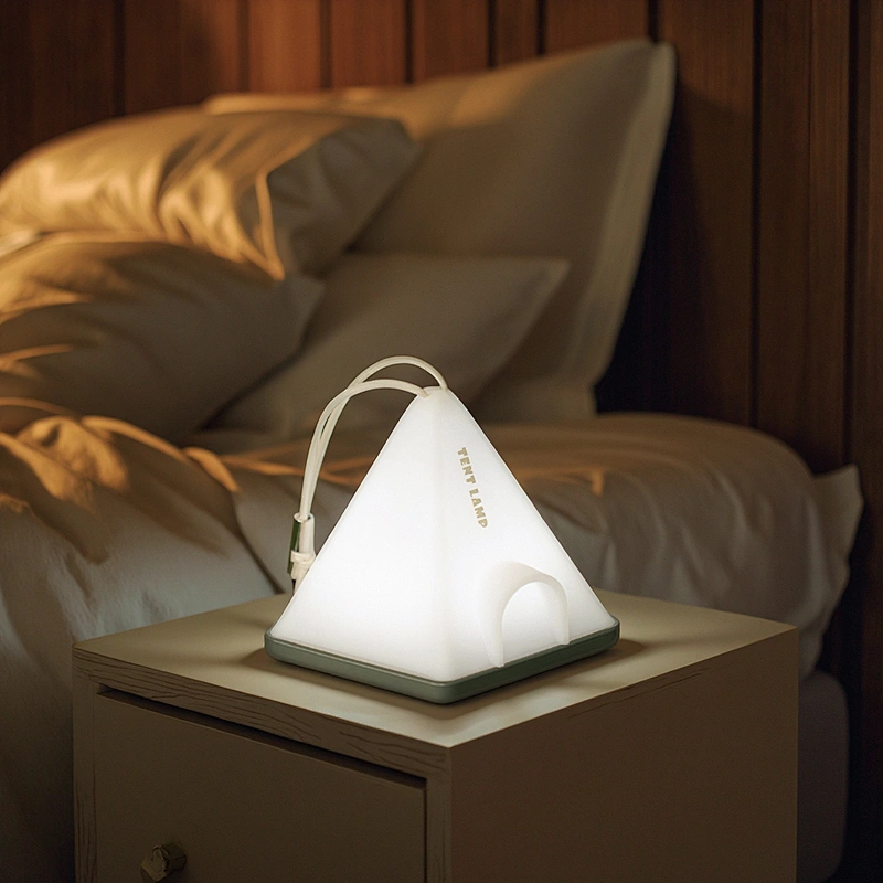 Tent-Shaped LED Night Light for Camping and Home