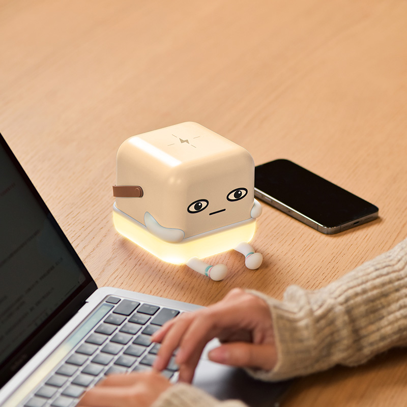 ICARER FAMILY Children's Night Light Beige Color Small Size Cute Night Light