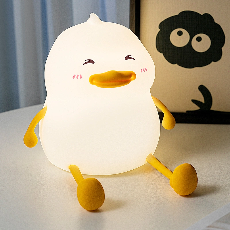 Led Table Kids Duck Lamp Silicone Usb Nightlight Led Baby Night Light for Kids Room Livingroom Bedroom Decor Lamp