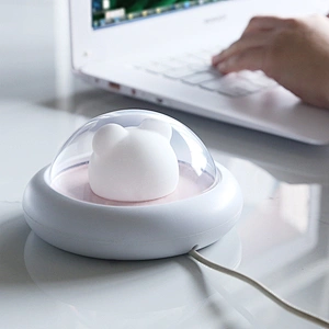 ICARER FAMILY Cute Night Light Air Mice Design Small Size Battery Type Night Light
