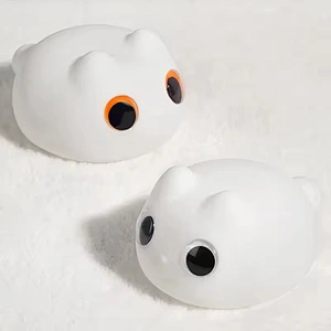 Kids Night Light Cute Rechargeable LED Cat Light Touch Control Mini LED Lamp with ABS Material for Living Room Use