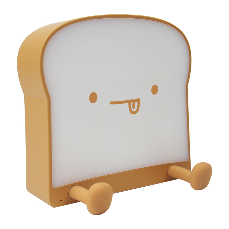 Toast-Shaped LED Night Light for Home Decor Lamp Children Night Light
