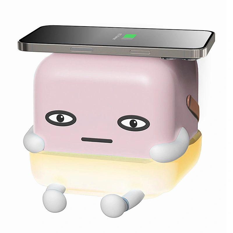 ICARER FAMLY Night Light for Kids 1200MAH Battery Capacity Wireless Charger Night Light