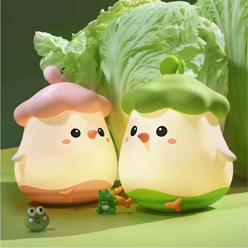 Cute Kids Toys Voice Control Silicone Bedside Table Lamp Home Decor Led Light for Room Animal Night Light for Kids Baby Children