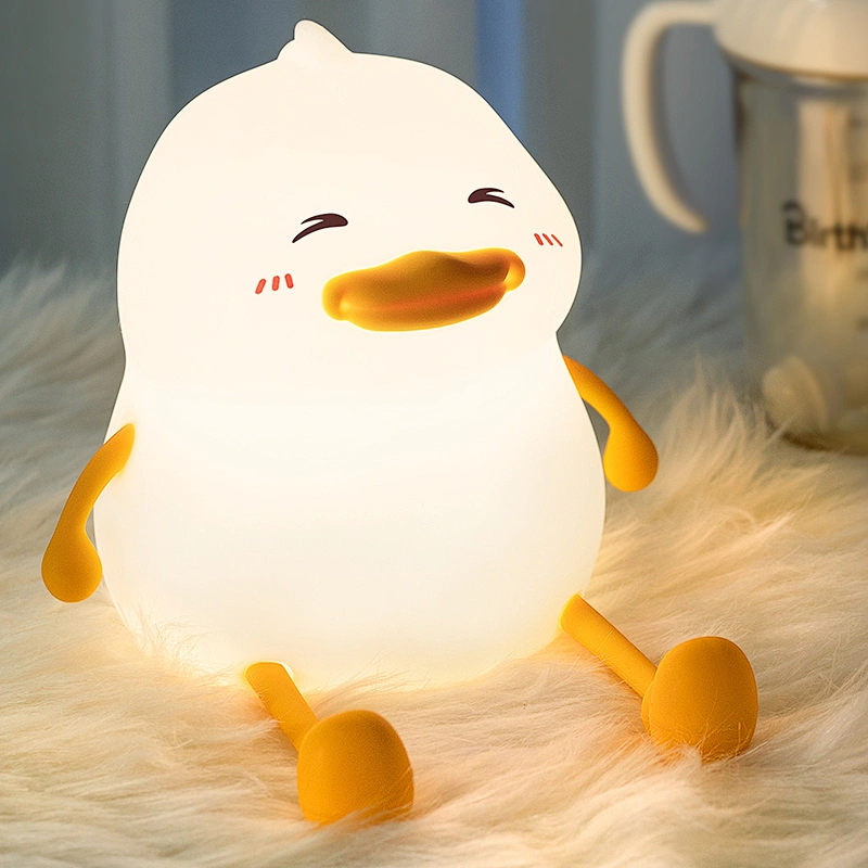 Led Table Kids Duck Lamp Silicone Usb Nightlight Led Baby Night Light for Kids Room Livingroom Bedroom Decor Lamp