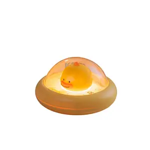 ICARER FAMILY UFO Shape Night Light Intelligent Pat Light Animal Night Light