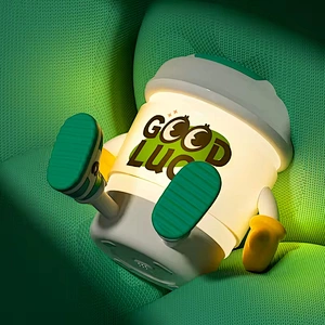 Creative Coffee Cup Night Light  USB Rechargeable LED Mood Lamp for Relaxation Children Night Light