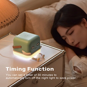 Baby Night Light With Wireless Charger Function Cute Desk Lamp