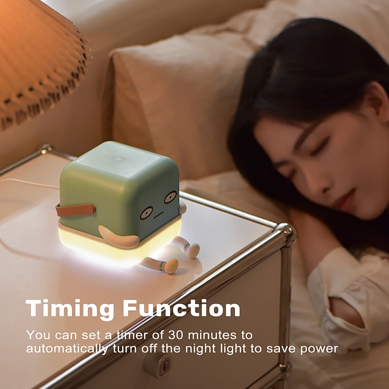 Baby Night Light With Wireless Charger Function Cute Desk Lamp