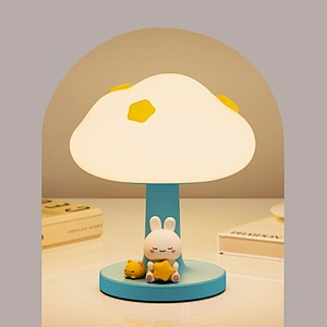 USB Rechargeable Cloud Ambient Lamp with Color Changing Bedroom Light Children Night Light