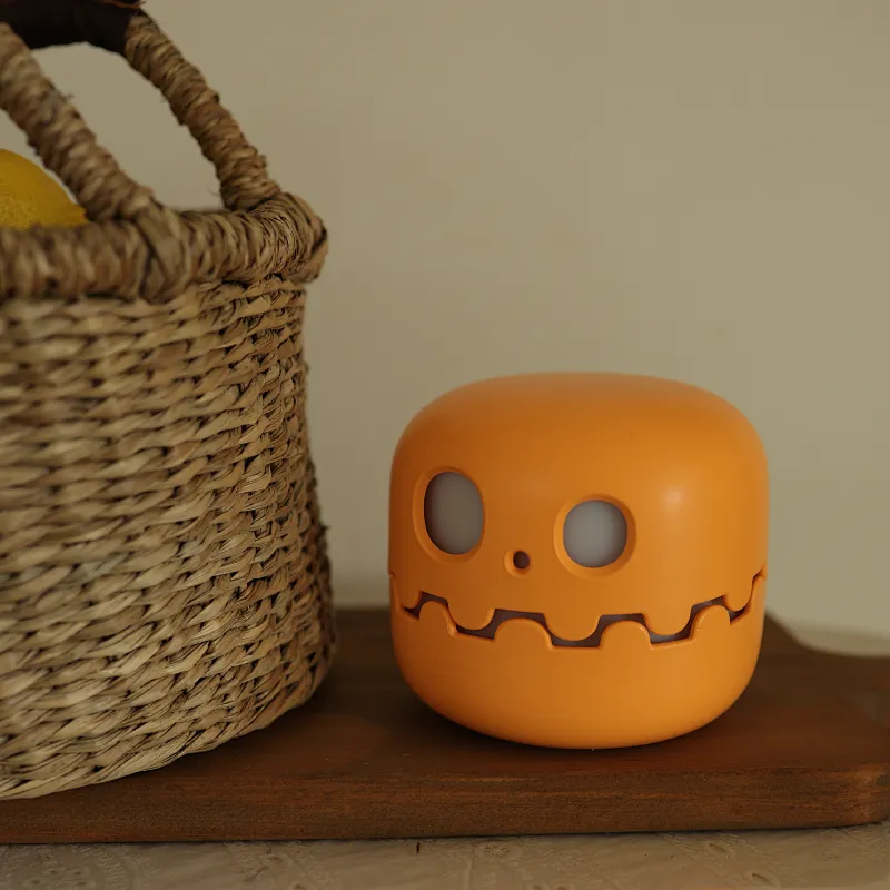 Halloween LED Lights Horror Pumpkin Ghost  Night Lights Ornament Halloween Party Props Home Bar Table Lamp Decorations