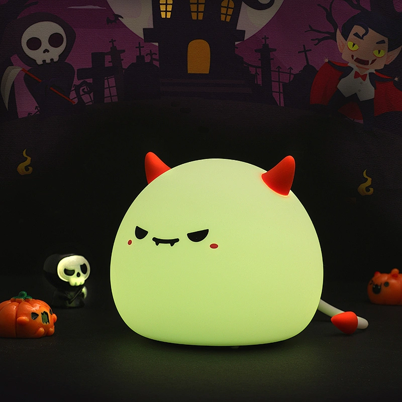 Little Monster Cute Anime Silicone Tap Led Bedroom Home Decoration Unique Lights Children Kids Baby Lights Night Lamp