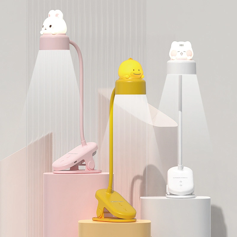 ICARER FAMILY Animal Night Light Desk LED Lamp Light 500mAh Cute Night Light for Home Hotel School Dormitory