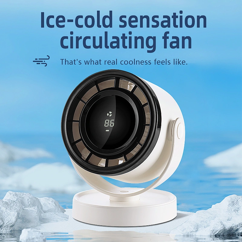 2024 Mini Cooling USB Rechargeable Desk Wall Fan Dual Purpose Plastic Box Handheld Fans Table Fan for Home Use