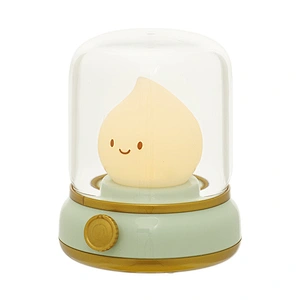 Modern Rechargeable LED Night Light Motion Ambient USB Rechargeable ABS Silicone Material Moon Shape Remote Home Decoration