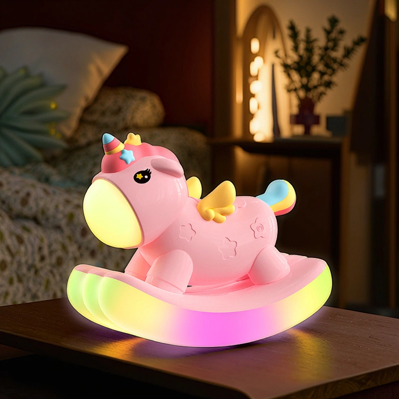 ICARER FAMILY Unique Animal Design Unicorn Kids Night Light Home Room Decoration Touch Control Cute Animal Lamps