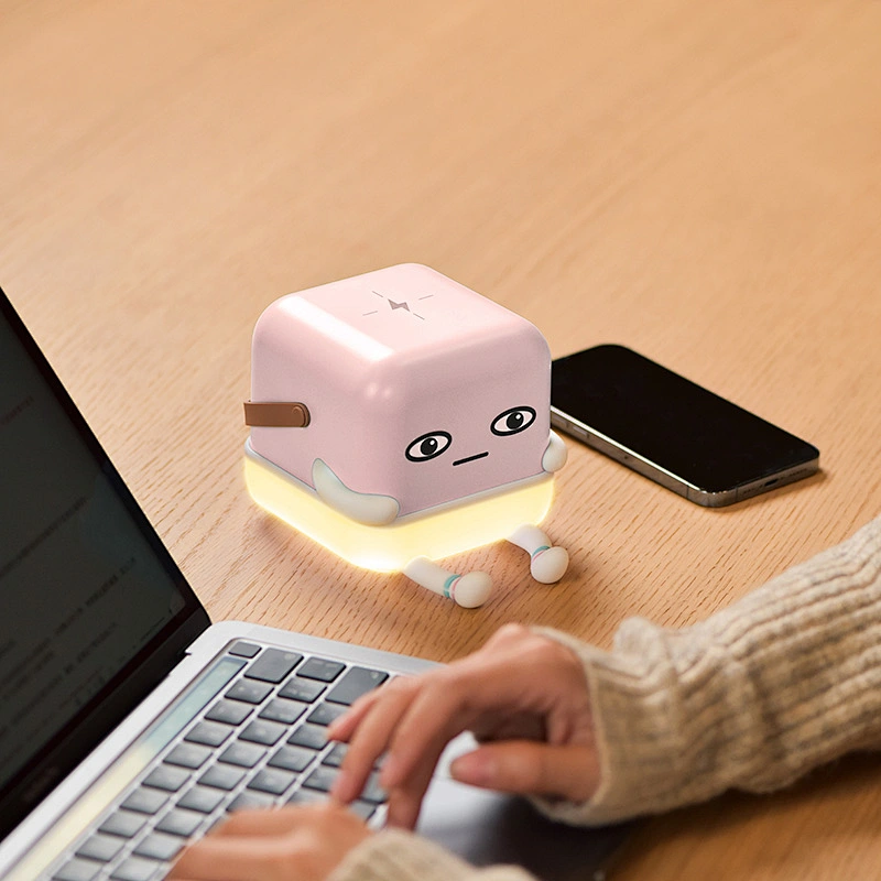 ICARER FAMLY Night Light for Kids 1200MAH Battery Capacity Wireless Charger Night Light