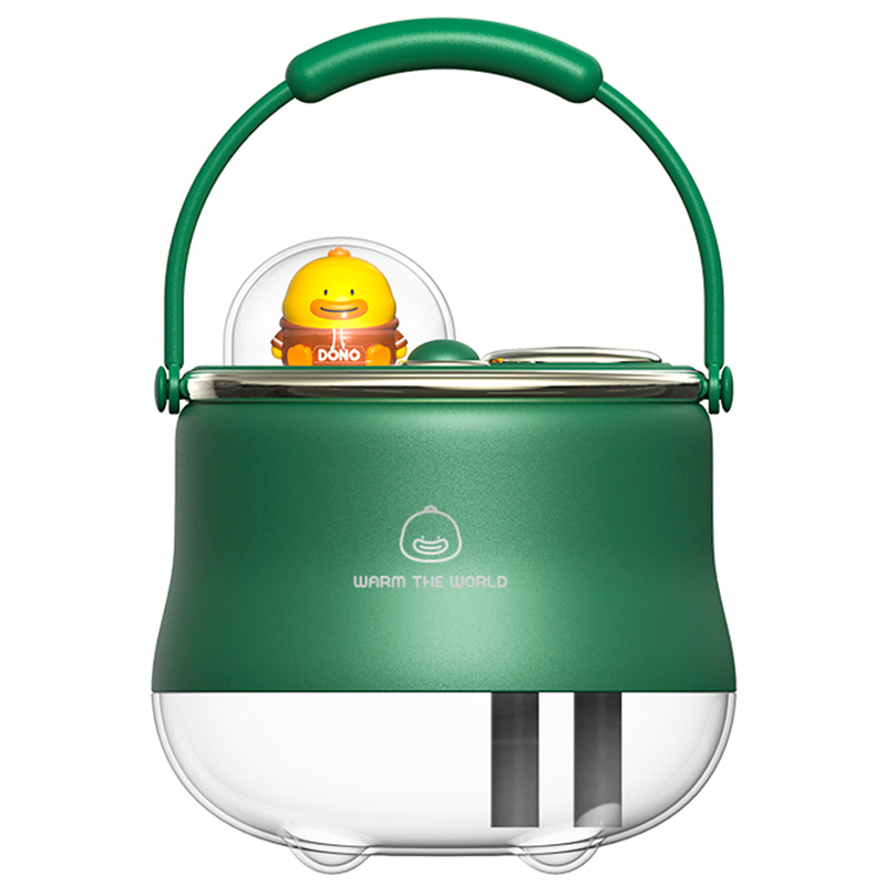ICARER FAMILY Mini Air Humidifier 400ml Cool Mist with 10-Hour Working Time 1200mAh for Car Household Hotel Outdoor Use