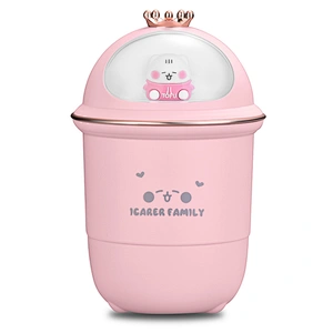 ICARER FAMILY Cartoon Design Ultrasonic Cool Mist Humidifier Portable Mini Air Humidifier for Car