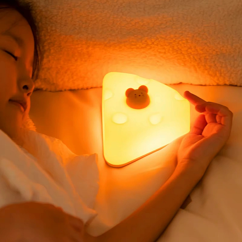 LED Cheese Emotional Lamp Modern Rechargeable USB Bedroom Lamp Best Gift Teenagers USB Powered Lamp