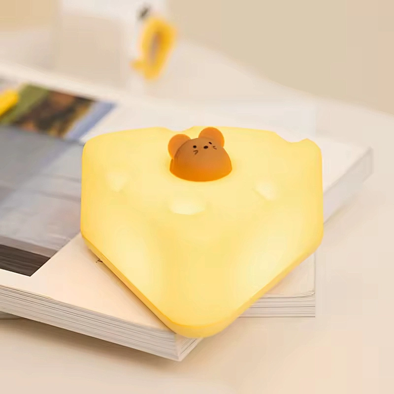 Cheese Shape Creative Bed Room Light Home Bedside 3D Led Lamp Custom Bedroom Children Cute Kids Night Light for Bedroom