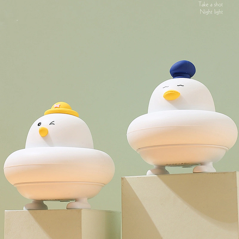 ICARER FAMILY Animal Night Light Silicone ABS Mini Night Light Cute Bedroom Night Light