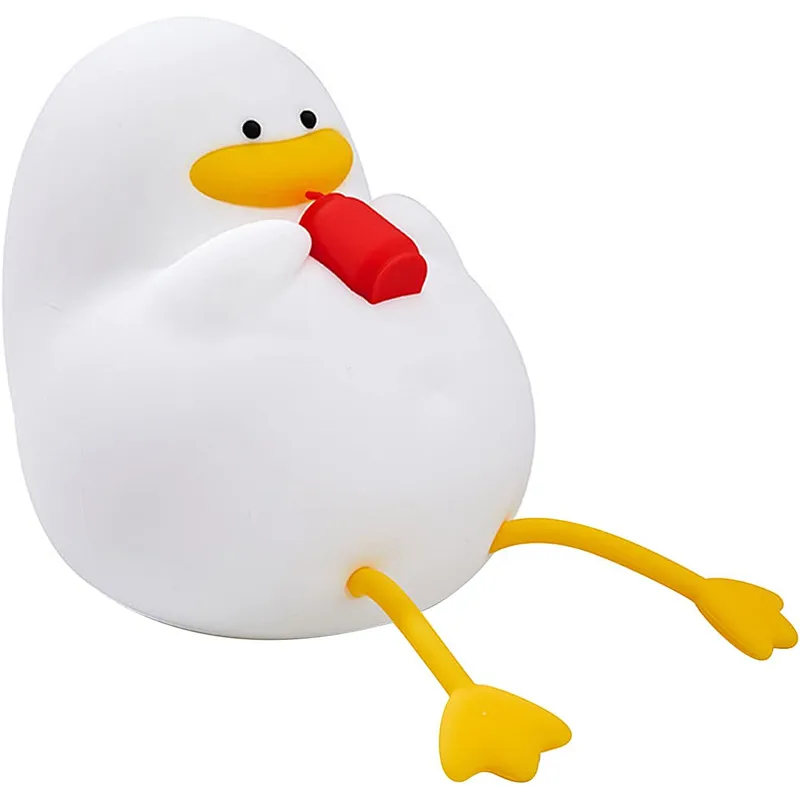 Touch Light Cute Fun Duck Night Lamp  Soft LED Light Sleep Night Light