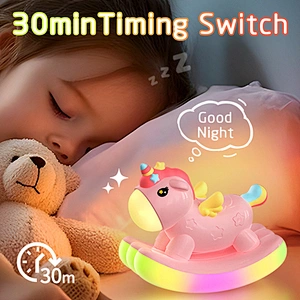 ICARER FAMILY Custom Home Room Decoration Cute Night Light for Kids Animal Unicorn Children's Night Light Cute Lamp for Bedroom