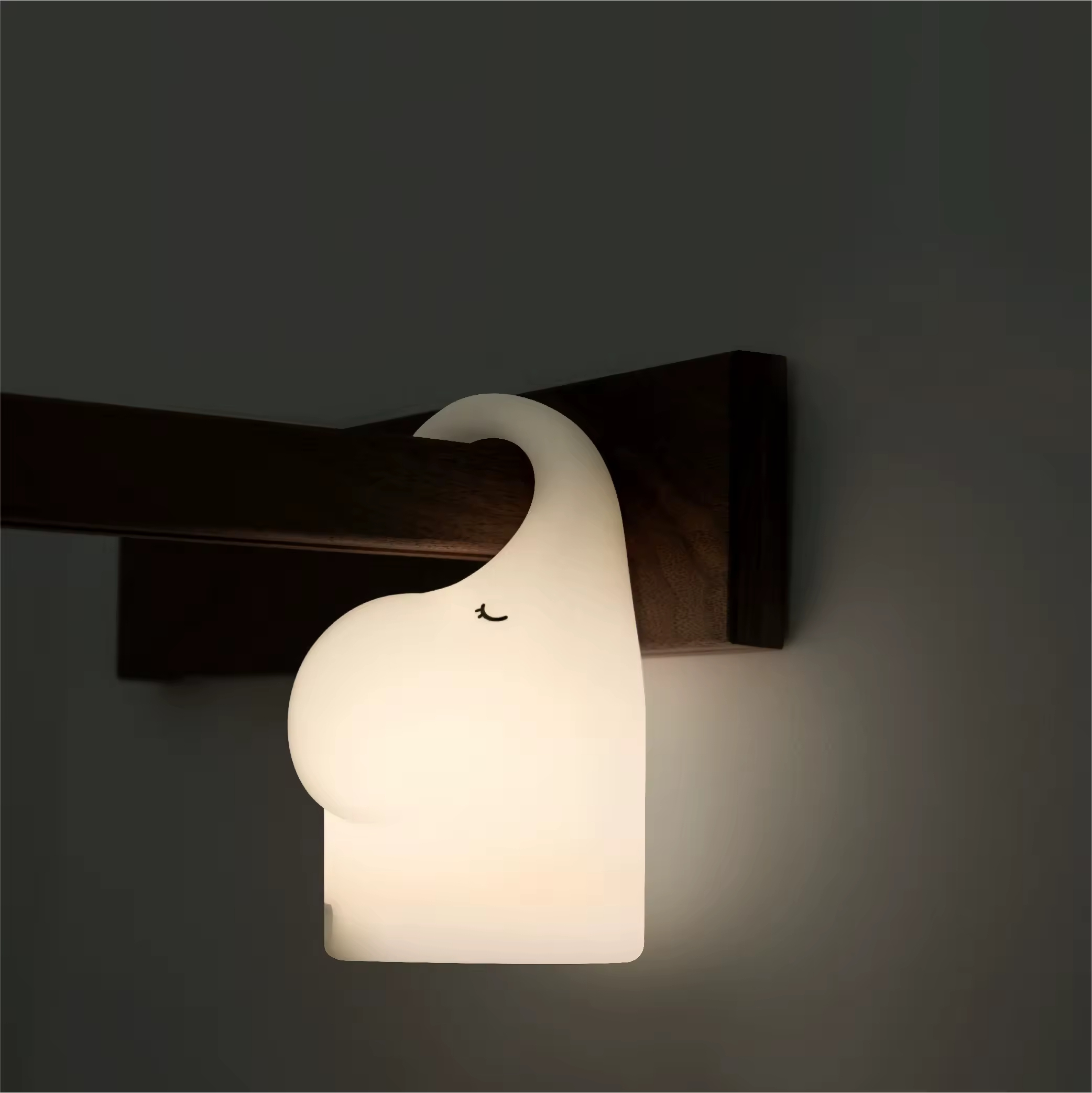 Elephant Tap Lamp Silicone Night Light for Kids Gift Set With Cute Animals Design Night Lamps for Bedroom Use