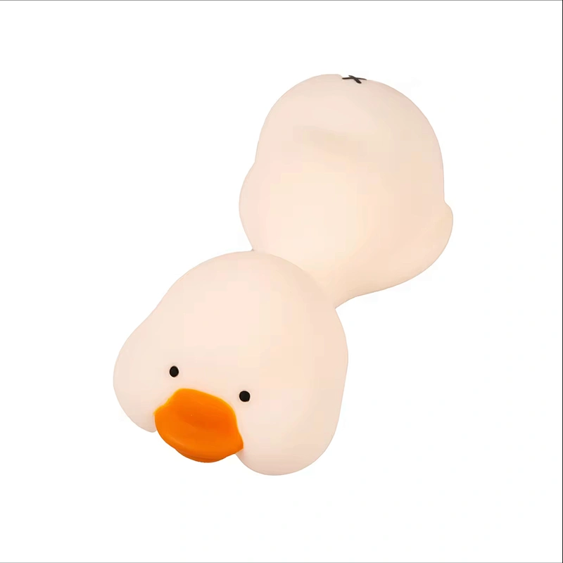 Cute Silicone Duck Night Light Kids USB Rechargeable Night Light for Home Use Living Home Baby Lamps