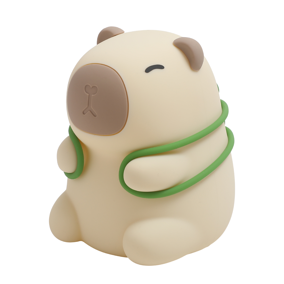 Kapibala Smart Voice Guinea Pig Night Light Birthday Gift Girlfriend Bestie Sister Niche Silicone Pats Shoot Night Lamp