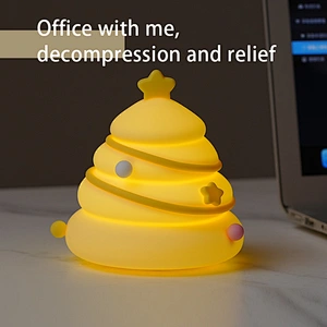 Decorative Christmas Tree LED Lamp Soft Glow for Warm Holiday Vibes Children Night Light