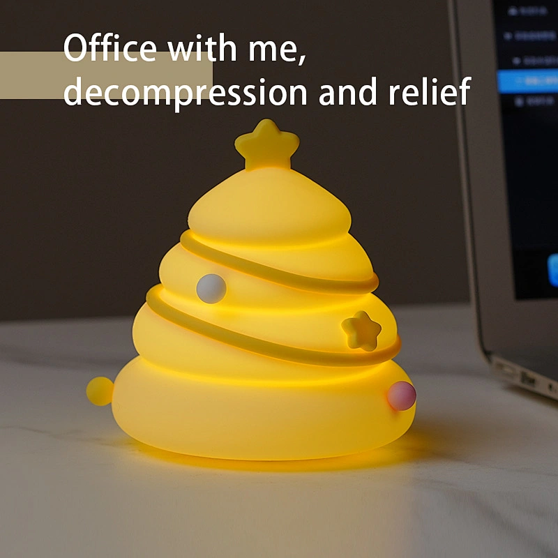 Decorative Christmas Tree LED Lamp Soft Glow for Warm Holiday Vibes Children Night Light
