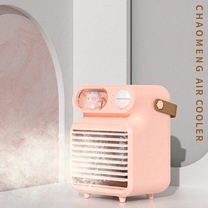 ICARER FAMILY Desk Fan Mini Air Cool Fan Portable Office Desk USB Air Cool Conditioners for Outdoor Household Use