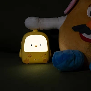 Game Chicken Night Light USB Charging Silicone LED Lamp Rechargeable Touch Light for Kids