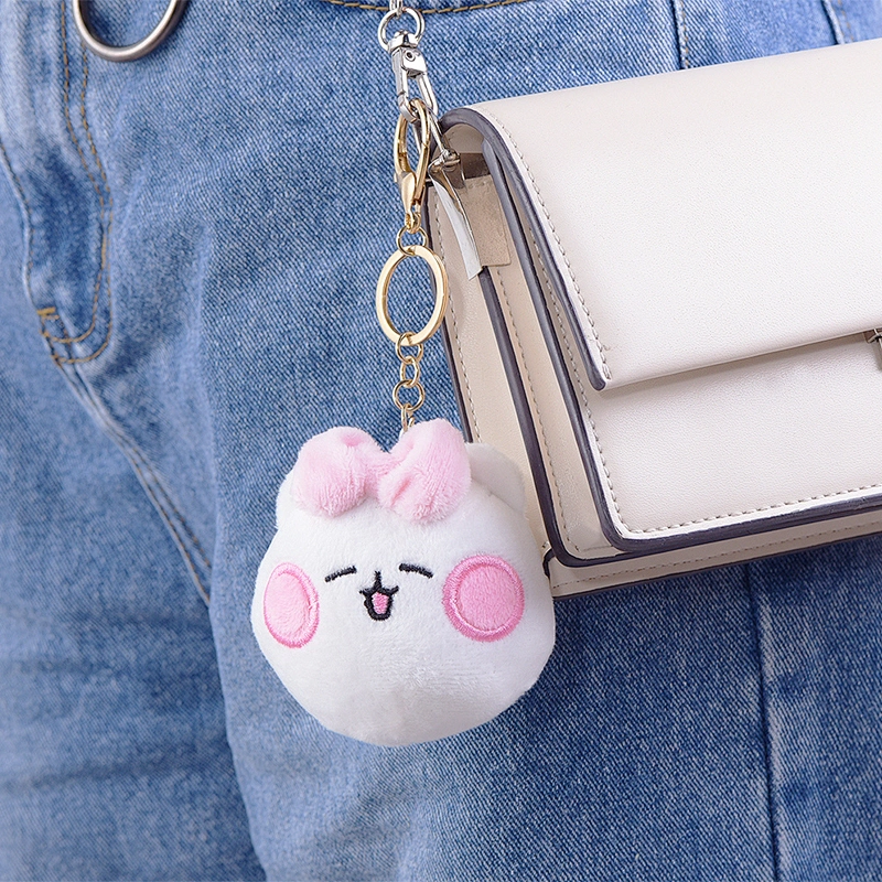 ICARER FAMILY Cartoon Design Plush Key Chain Plush Keychain Pendant Ornaments Key Holder Cheap Nice Quality Plush Key Ring