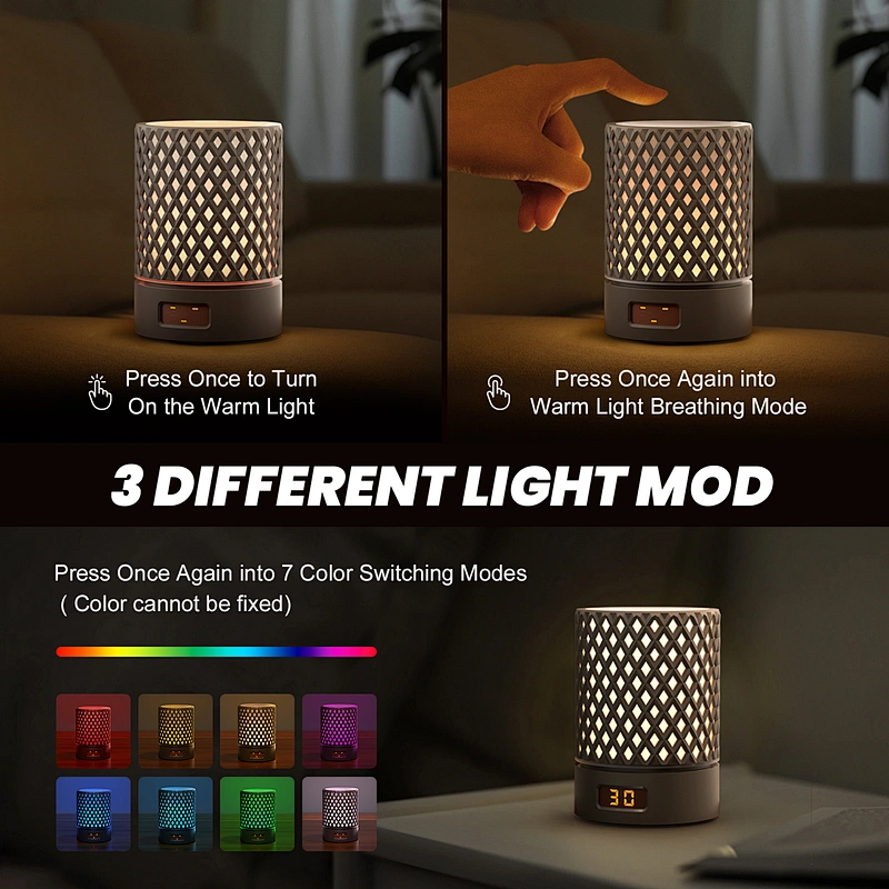 LED Light Reading Mini Home Desk Light USB Charging Battery Night Light