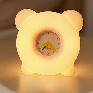Multifunctional Alarm Clock Night Light Digital LED Clock With Warm Lighting