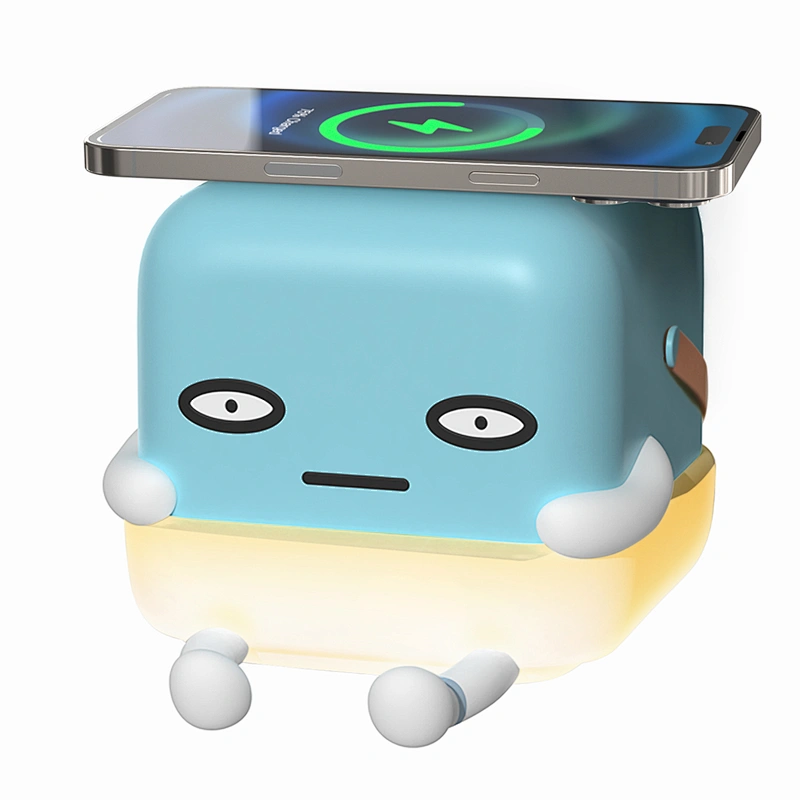 Baby Night Light With Wireless Charger Function Cute Desk Lamp
