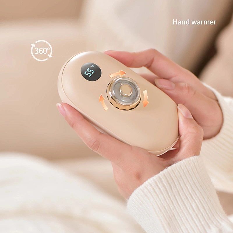ICARER Family Mini USB Hand Warmer Rechargeable 10000mAh Power Bank Convenient Hand Warmer for Home and Travel