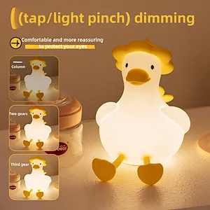 Cute Duck LED Night Light  Soft Glow Lamp for Kids Gifts and Home Decor
