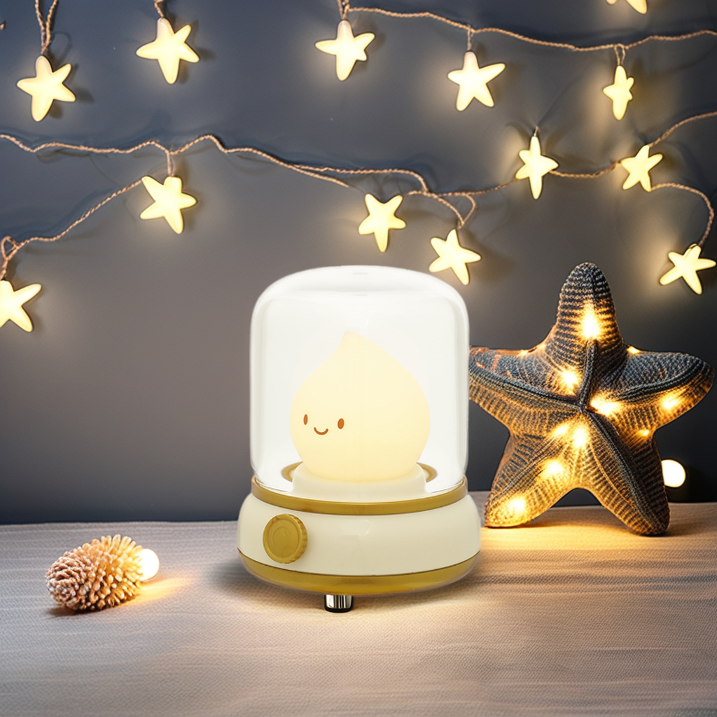Modern Design LED Night Light Rechargeable ABS Material with 3 Relax Modes