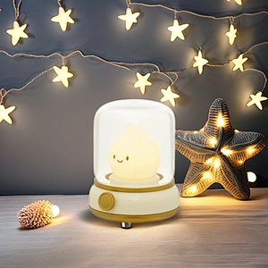 Modern Design LED Night Light Rechargeable ABS Material with 3 Relax Modes