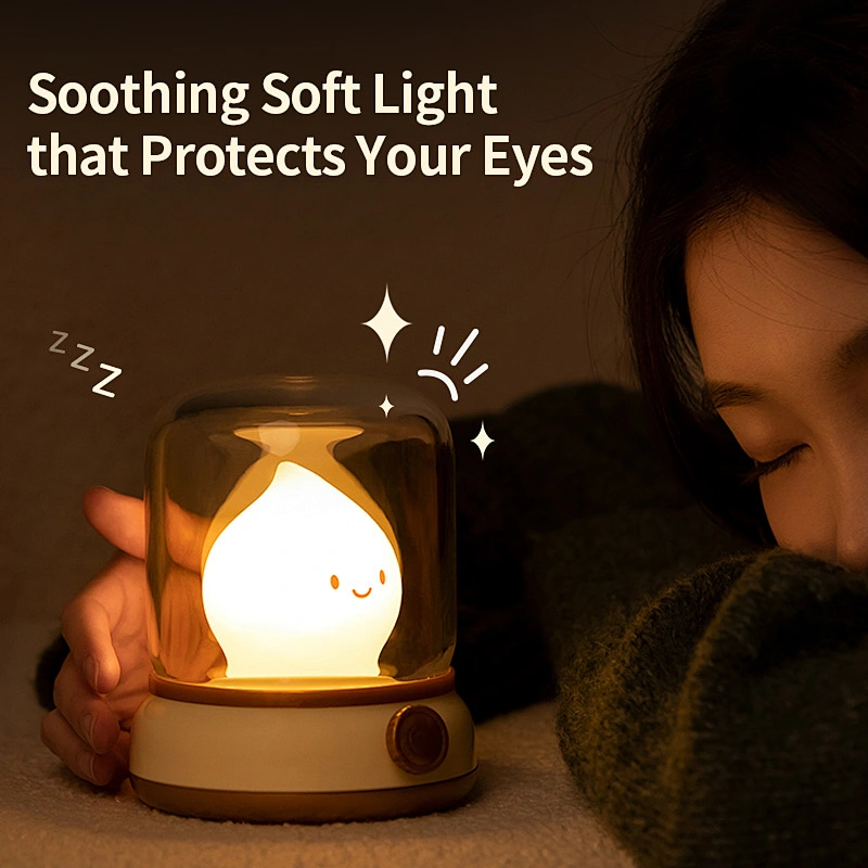 Gift Vintage Table Lamp Home USB Rechargeable Gift Night Light Cute Night Light Factory Wholesale Direct Selling