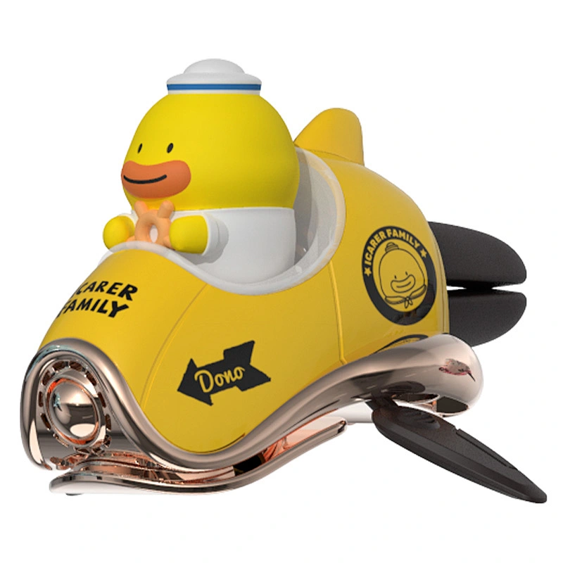 ICARER FAMILY Spaceship Design Cute Car Fragrance Diffuser Car Freshener Vent Clip