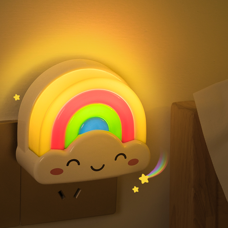Smile Rainbow Desk Lamp for Home 5V Battery Night Light
