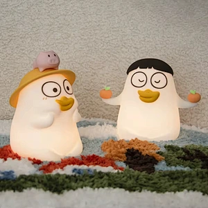 Dimmable Xiao Liu Duck LED Silicone Night Light USB Rechargeable for Kids and Baby Room