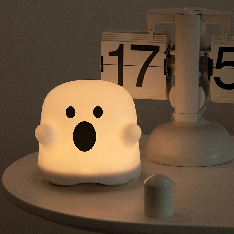Halloween Ghost Home Decoration Table Lamps Mini Rechargeable Kids Children Room Light Small Led Night Lighting
