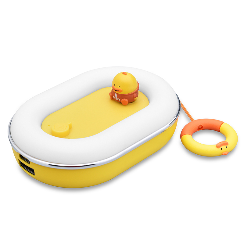 ICARER Family New Arrival Mini Cute Hand Warm With LED Light Design 8000mAh Power Bank